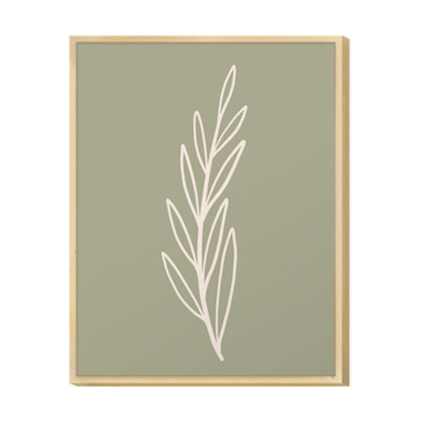 quadro minimalista ramos linhas delicado