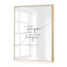 quadro com versiculo biblico em vidro minimalista
