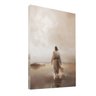 Tela Canvas Tela Decorativa Minimalista Para Sala Fé Jesus Andando nas Águas Sem Moldura