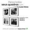 kit6 quadros de fotos personalizavel em vidro